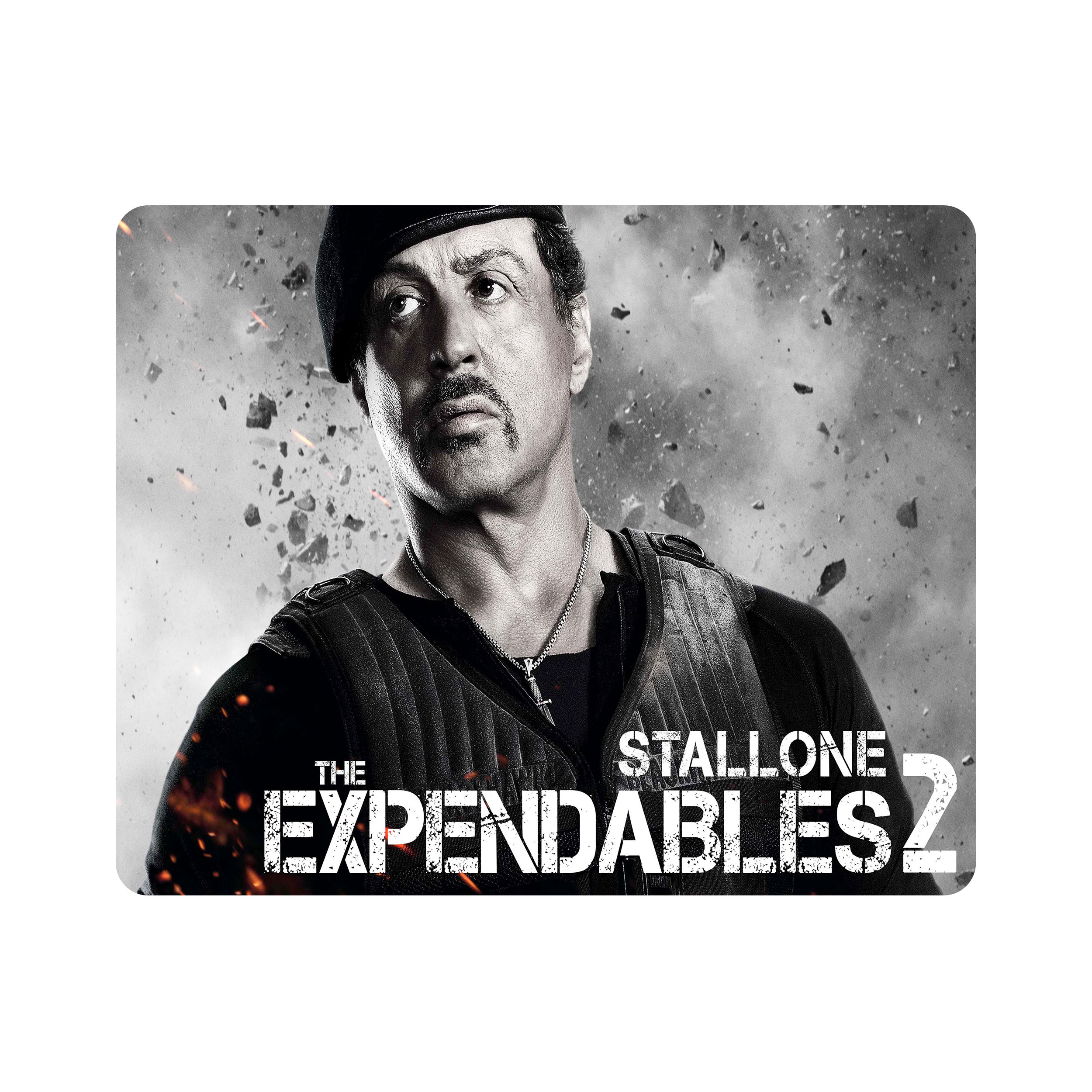 ماوس پد اطلس آبی طرح سیلوستر استالونه راکی مدل T6289