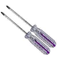 پیچ گوشتی چهارسو میکس مدل HT - 5100 مجموعه 2 عددی