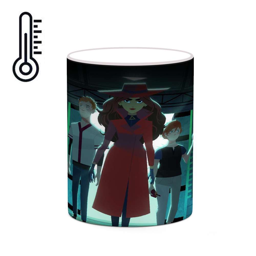 ماگ حرارتی کاکتی طرح کارتون Carmen Sandiego مدل mgh22348