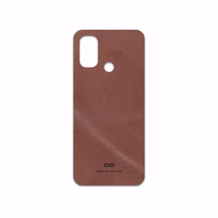 برچسب پوششی ماهوت مدل Matte-Natural-Leather مناسب برای گوشی موبایل وان پلاس Nord N100