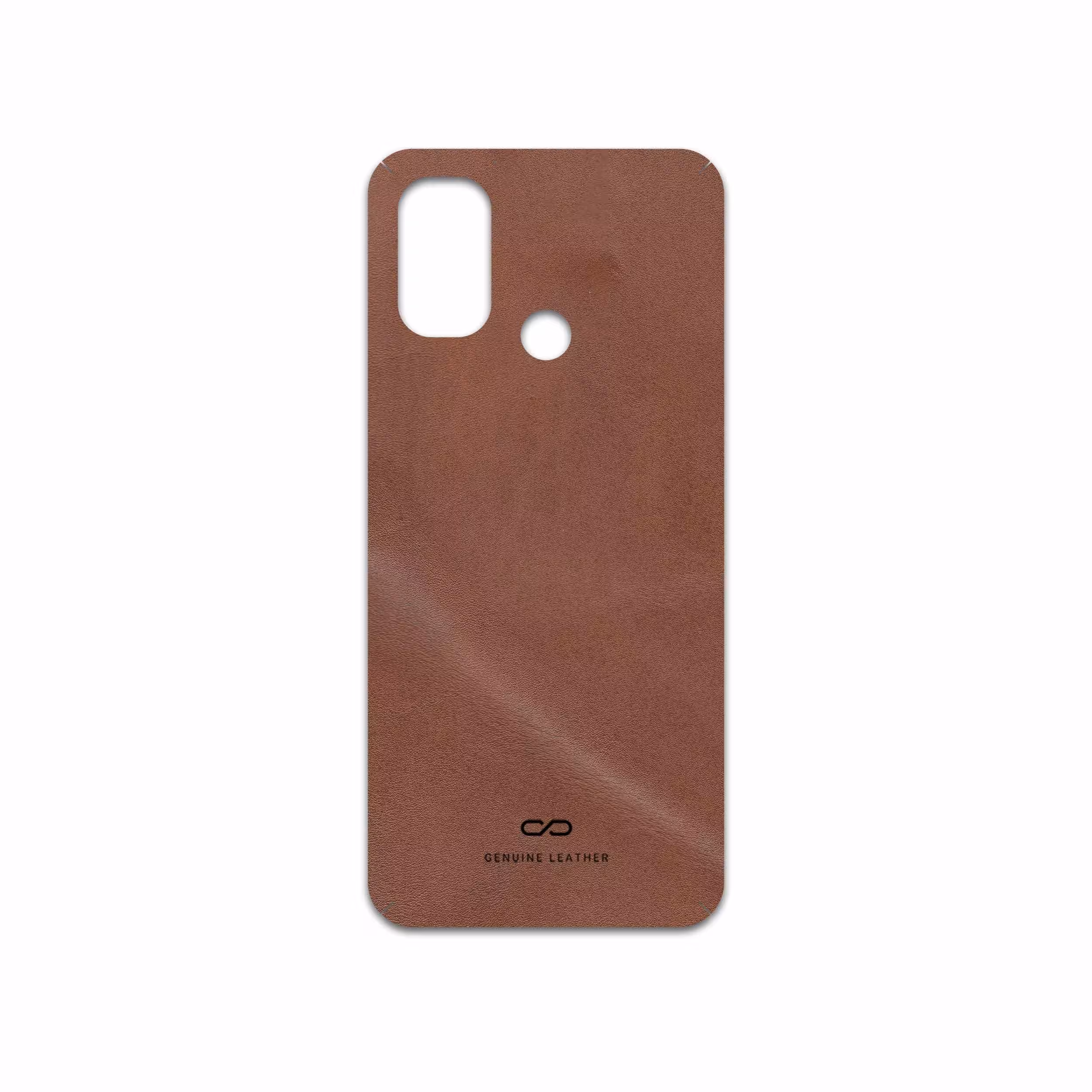 برچسب پوششی ماهوت مدل Matte-Natural-Leather مناسب برای گوشی موبایل وان پلاس Nord N100