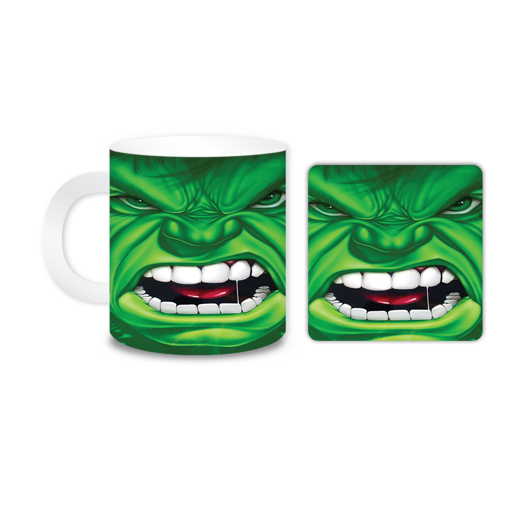 ماگ مدل هالک کد 1407 به همراه زیر لیوانی