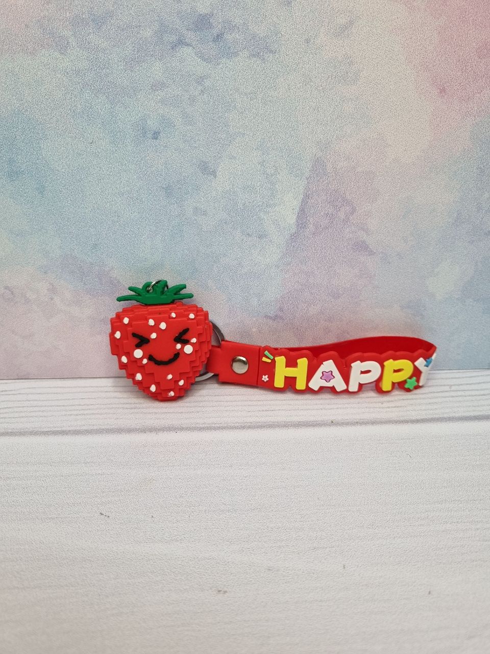 جاکلیدی سیلیکونی طرح توت فرنگی