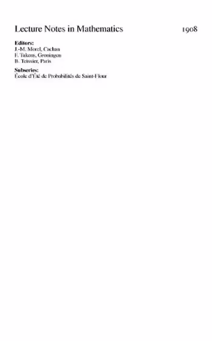 خرید و دانلود نسخه کامل کتاب Differential Equations Driven by Rough Paths: Ecole dEté de Probabilités de Saint-Flour XXXIV-2004