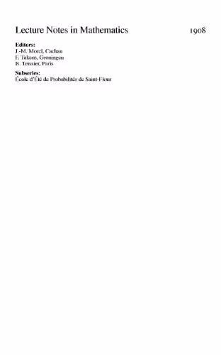 خرید و دانلود نسخه کامل کتاب Differential Equations Driven by Rough Paths: Ecole dEté de Probabilités de Saint-Flour XXXIV-2004