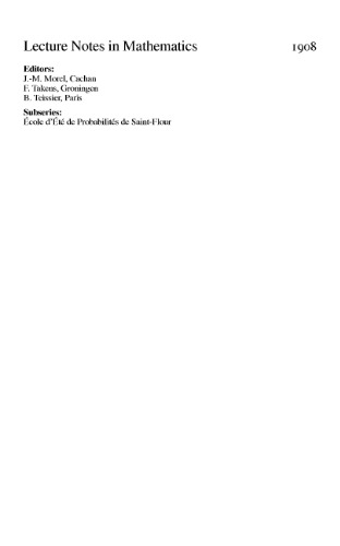 خرید و دانلود نسخه کامل کتاب Differential Equations Driven by Rough Paths: Ecole dEté de Probabilités de Saint-Flour XXXIV-2004