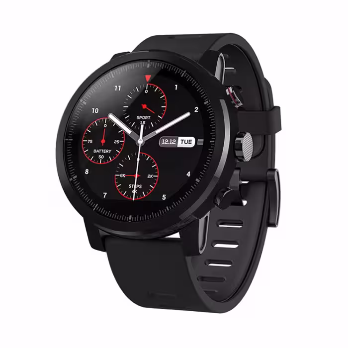 برچسب ماهوت طرح Matte Black مناسب برای ساعت هوشمند شیایومی Amazfit Stratos