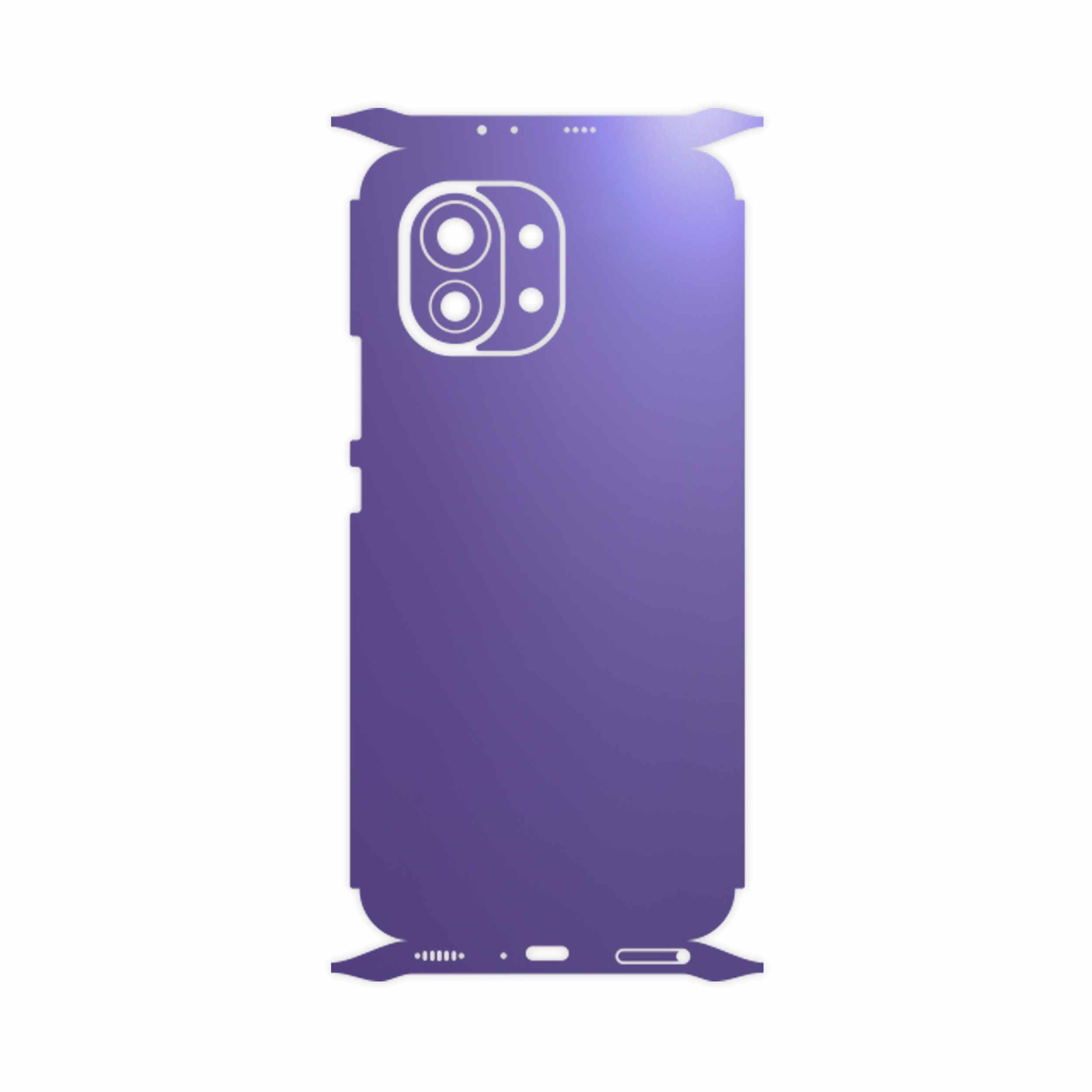 برچسب پوششی ماهوت مدل Matte-BlueBerry-FullSkin مناسب برای گوشی موبایل شیائومی Mi 11 5G