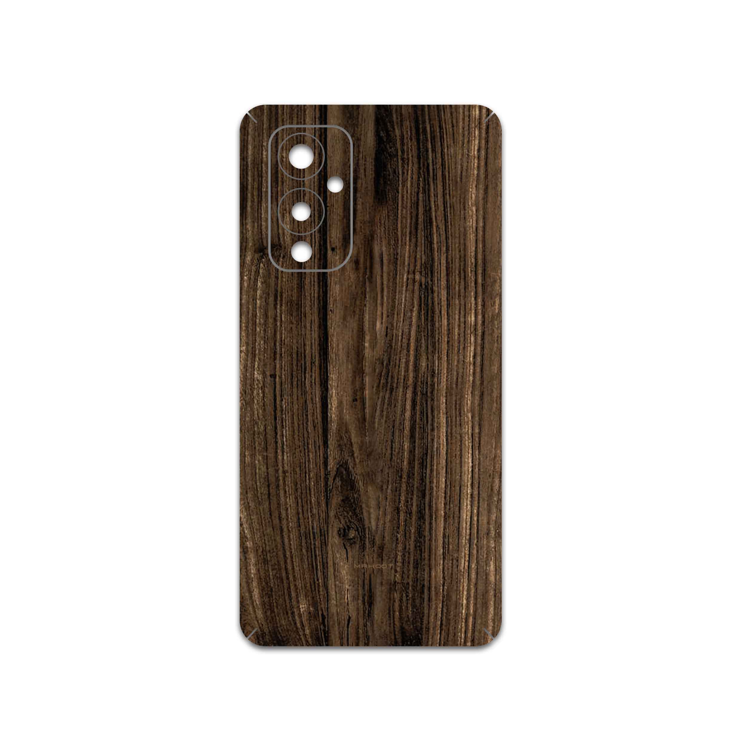 برچسب پوششی ماهوت مدل Dark-Walnut-Wood مناسب برای گوشی موبایل وان پلاس 9