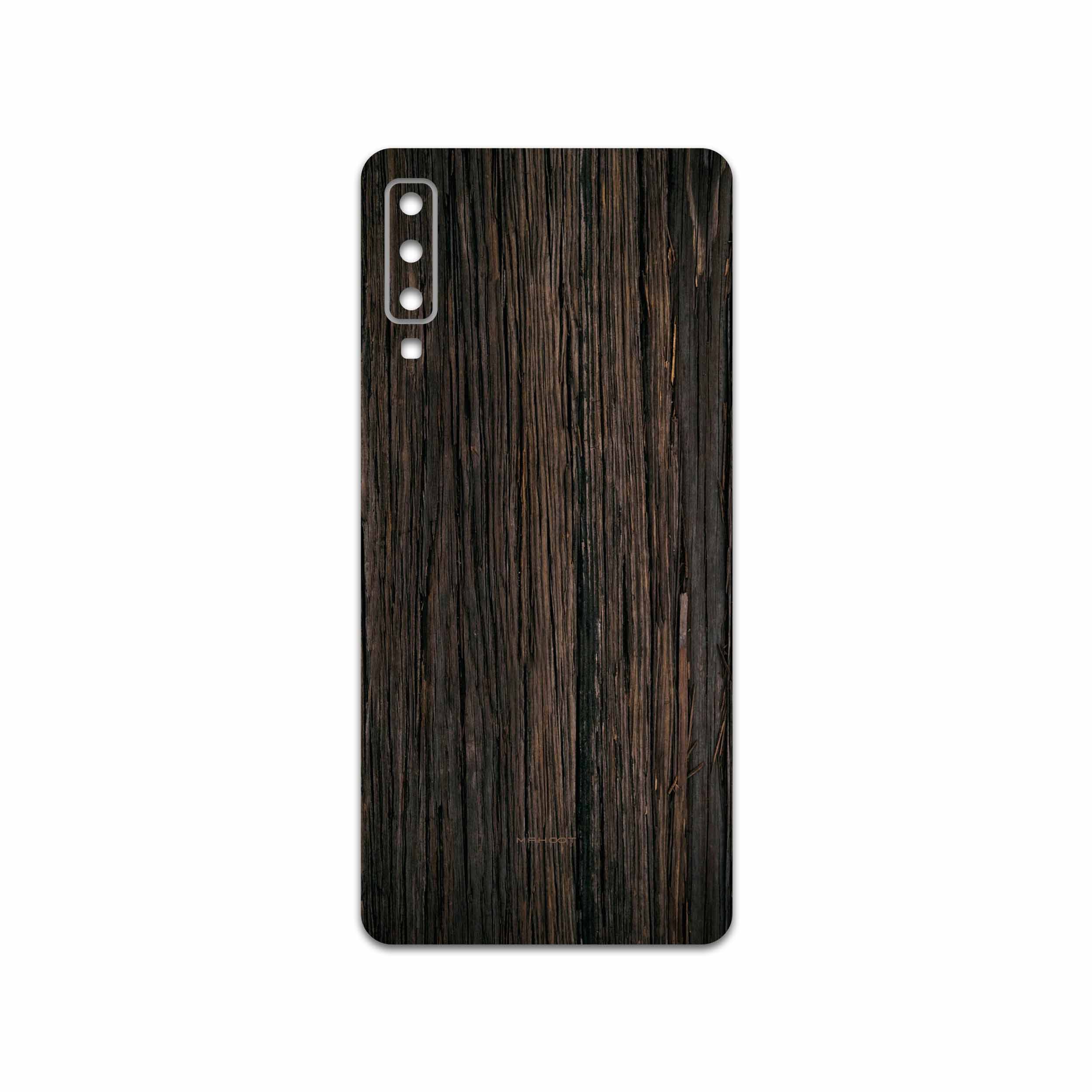 برچسب پوششی ماهوت مدل Burned Wood مناسب برای گوشی موبایل سامسونگ Galaxy A7 2018