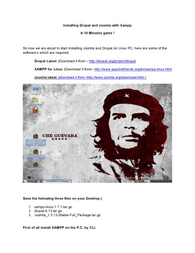 خرید و دانلود نسخه کامل کتاب Installation of Joomla and drupal on Linux