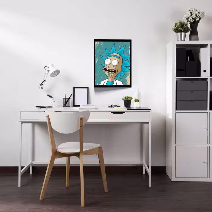 تابلو مدل Rick &amp; Morty کد F-1070