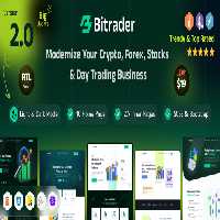 دانلود Bitrader قالب HTML خرید و فروش کریپتوکارنسی
