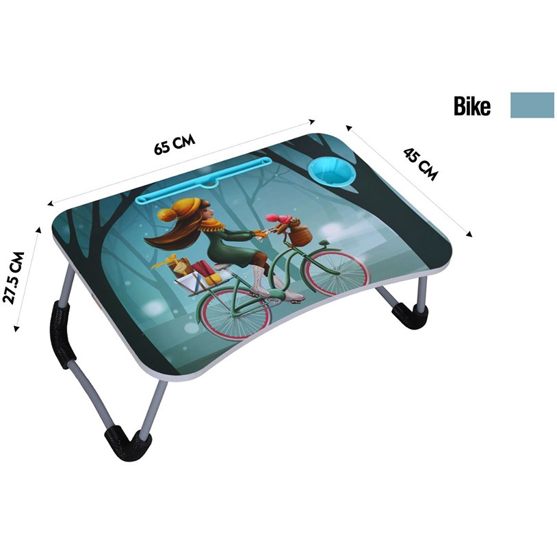 میز تحریر تاشو 4565 فانتزی طرح دختر دوچرخه سوار