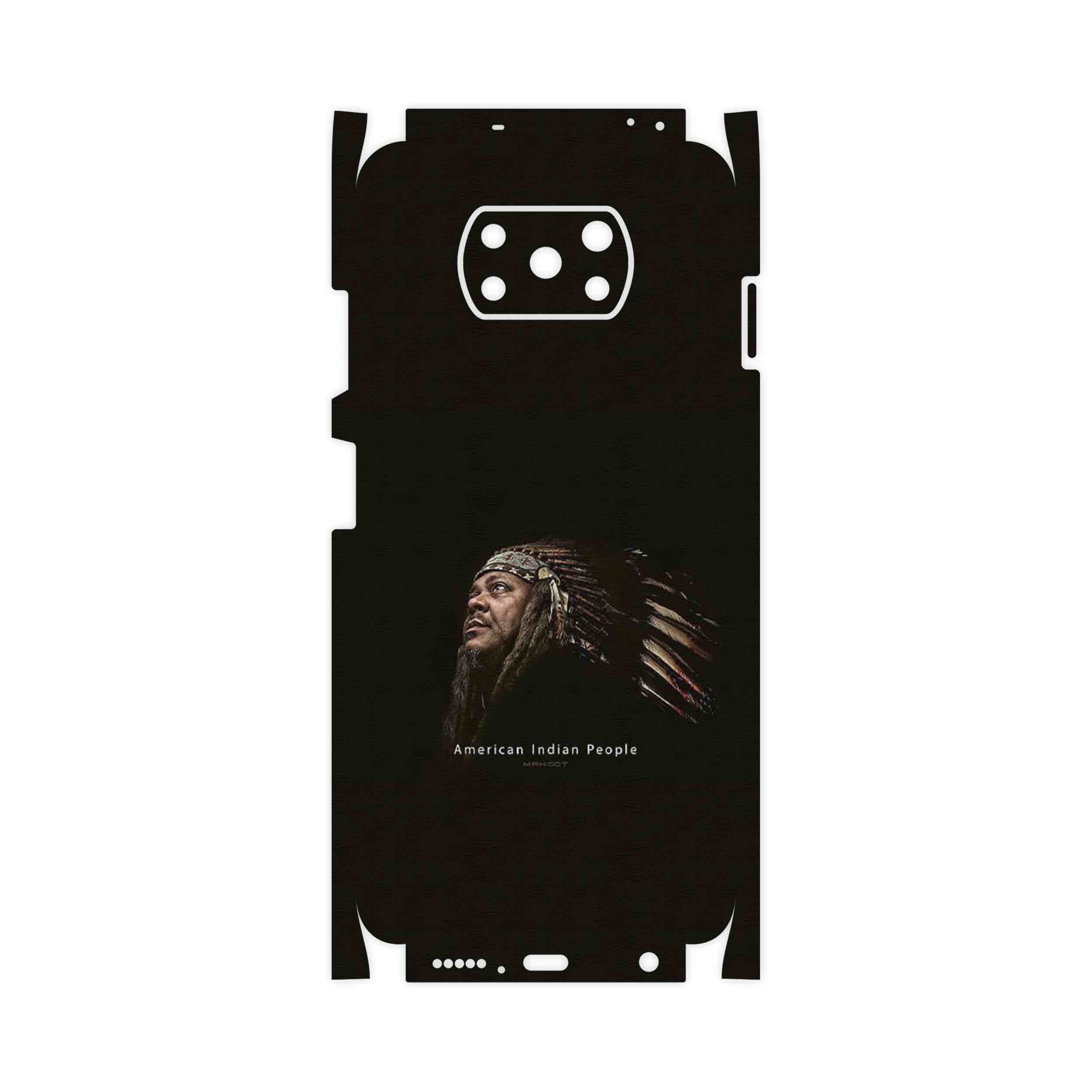 برچسب پوششی ماهوت مدل Portrait of an Indian Man-FullSkin مناسب برای گوشی موبایل شیائومی Poco X3 Pro