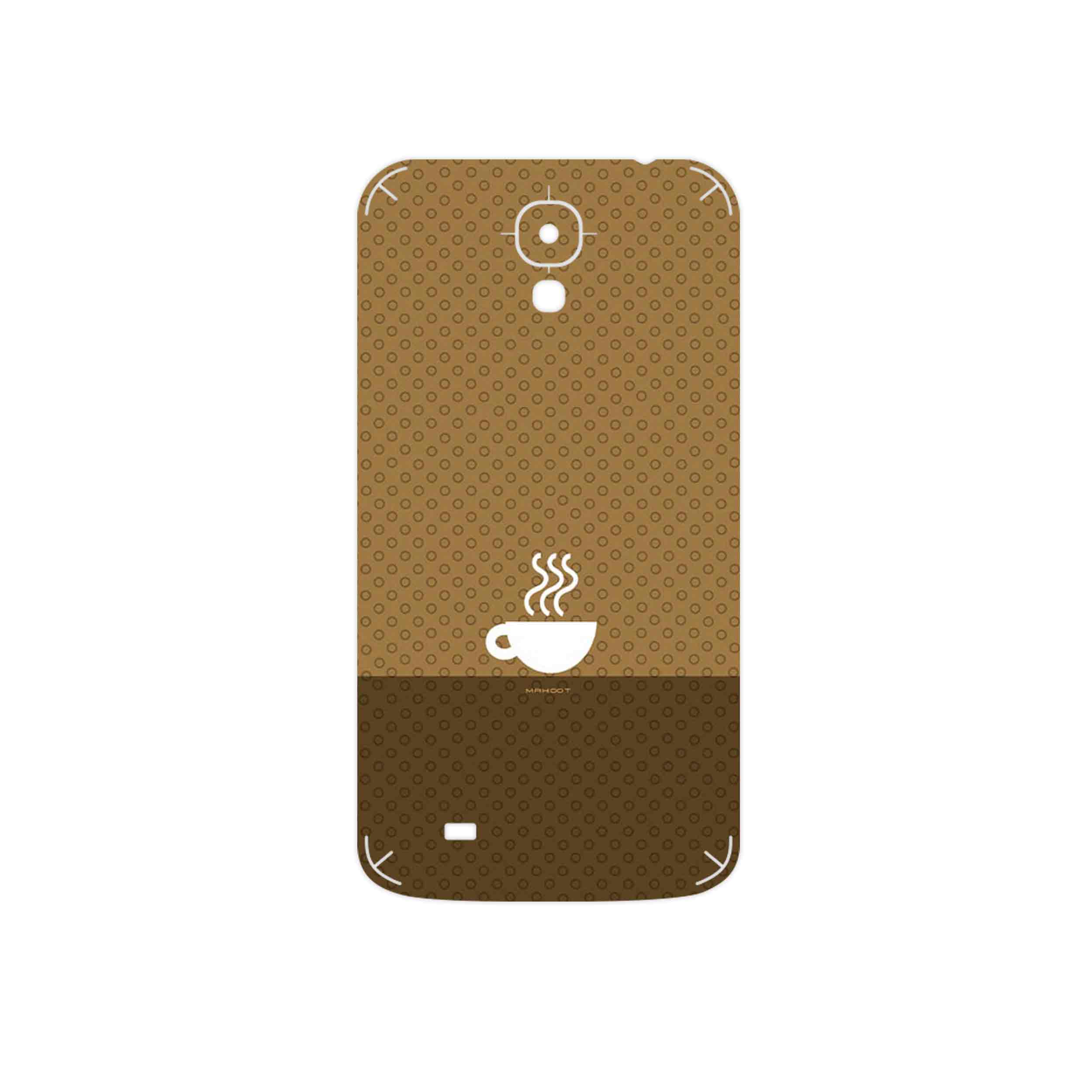 برچسب پوششی ماهوت مدل Minimal Cup of Coffee Icon مناسب برای گوشی موبایل سامسونگ Galaxy Mega 6.3 I9200
