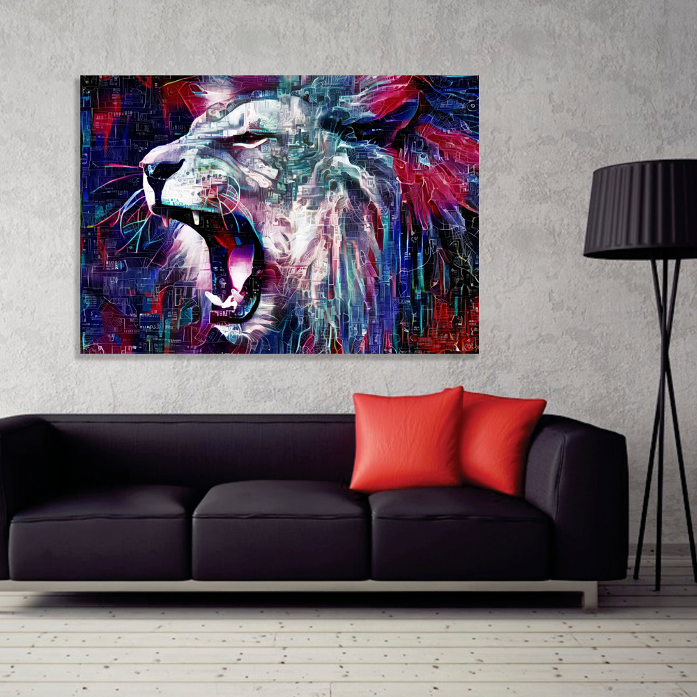 تابلو شاسی طرح شیر کد bud-ar211