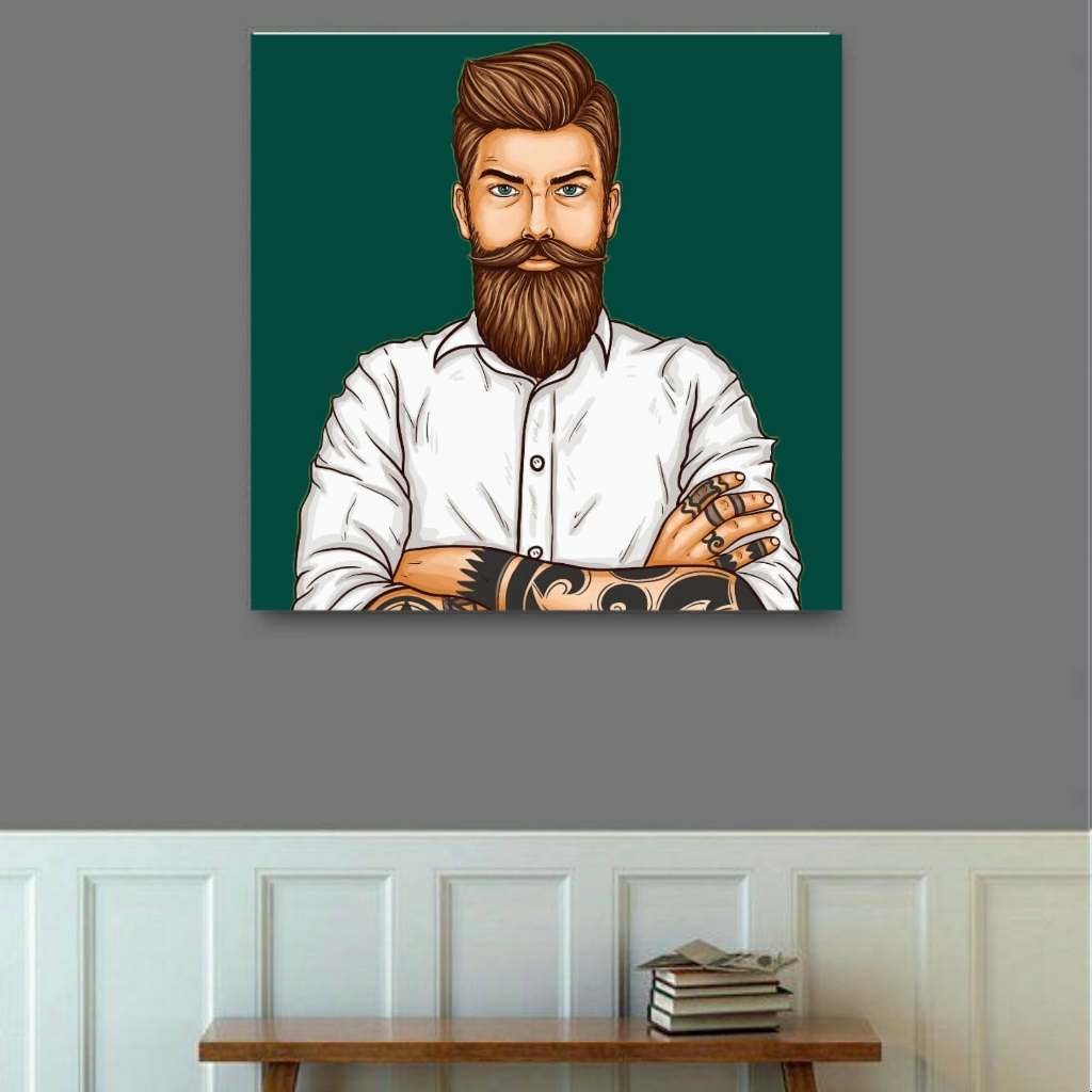  تابلو بوم طرح ارایشگاه مدل RO220