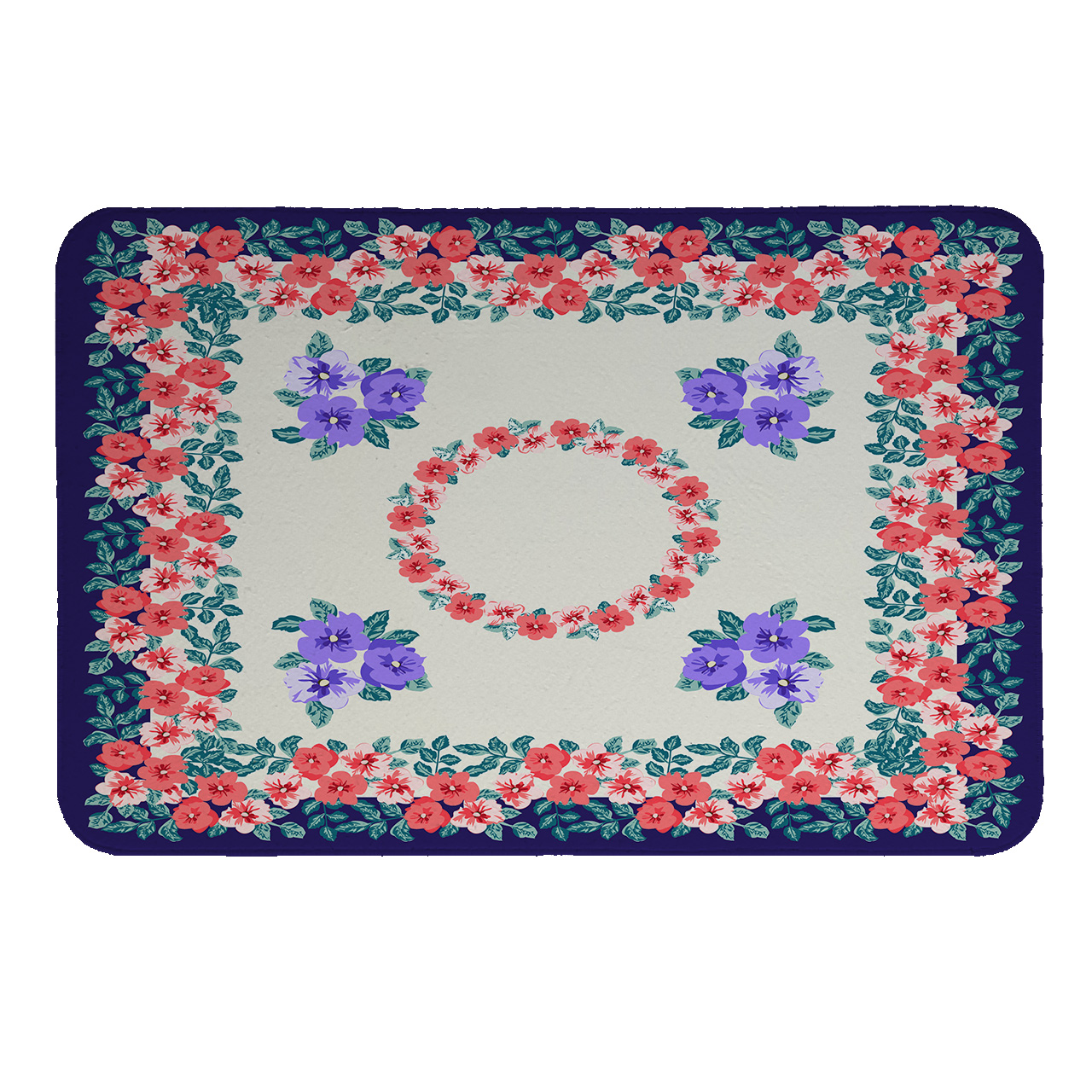 زیرقابلمه ای طرح گل کد 5353