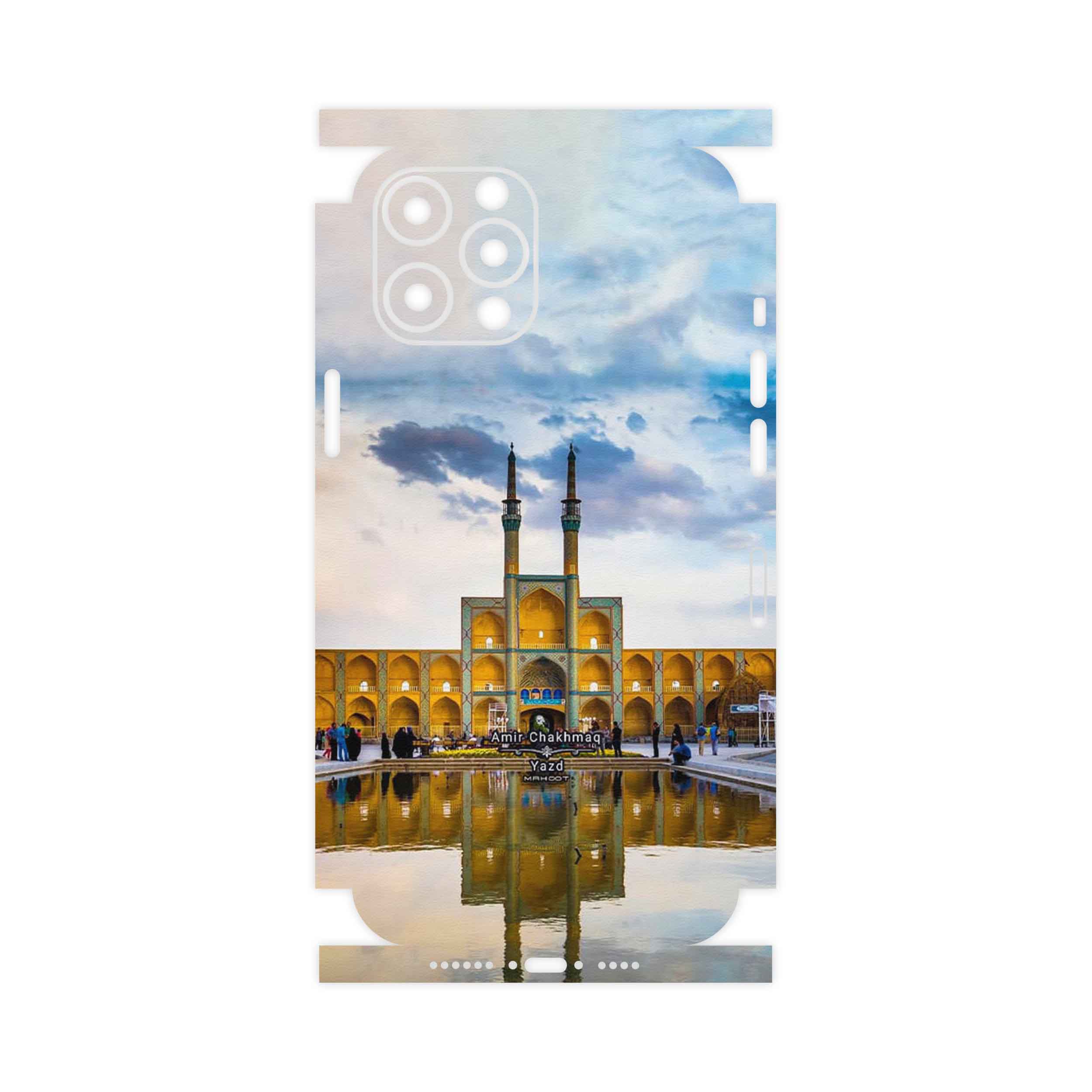 برچسب پوششی ماهوت مدل Amir Chakhmaq Square Yazd-FullSkin مناسب برای گوشی موبایل اپل iPhone 12 Pro Max