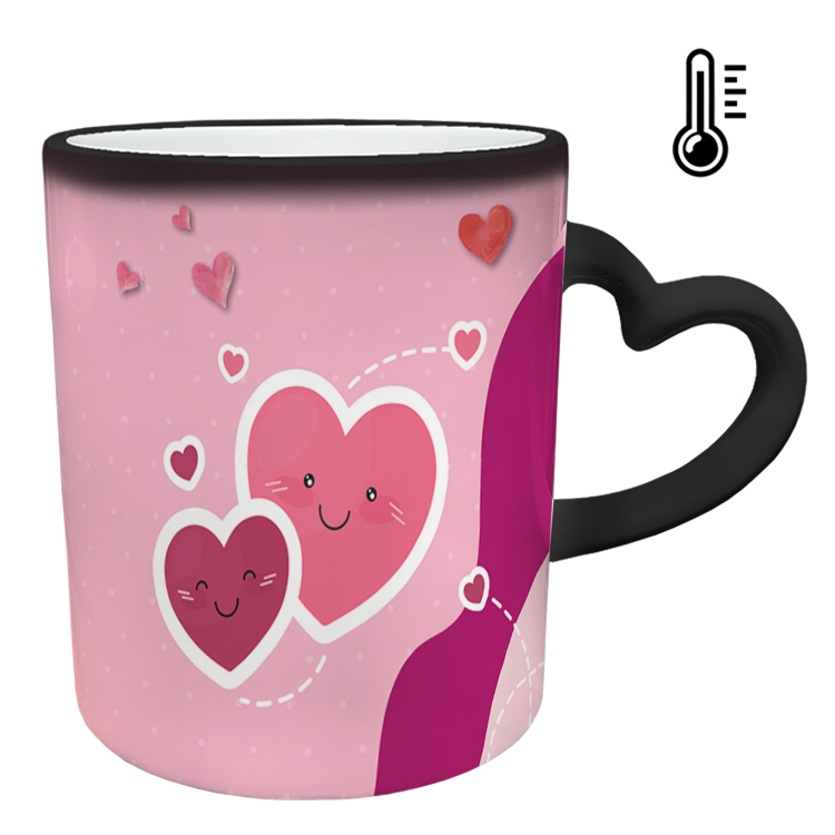 ماگ حرارتی مدل دسته قلبی طرح روز مادر کد 4