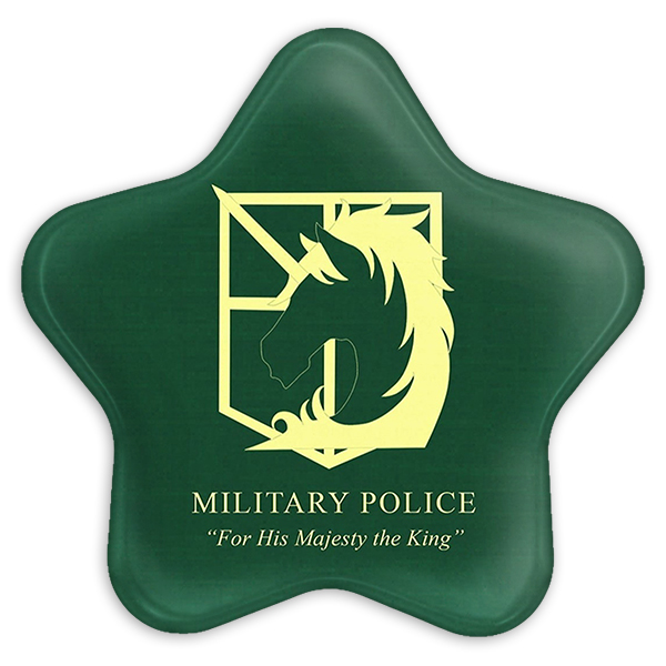 پیکسل خندالو طرح پلیس نظامی انیمه اتک آن تایتان مدل ستاره ای کد 11038