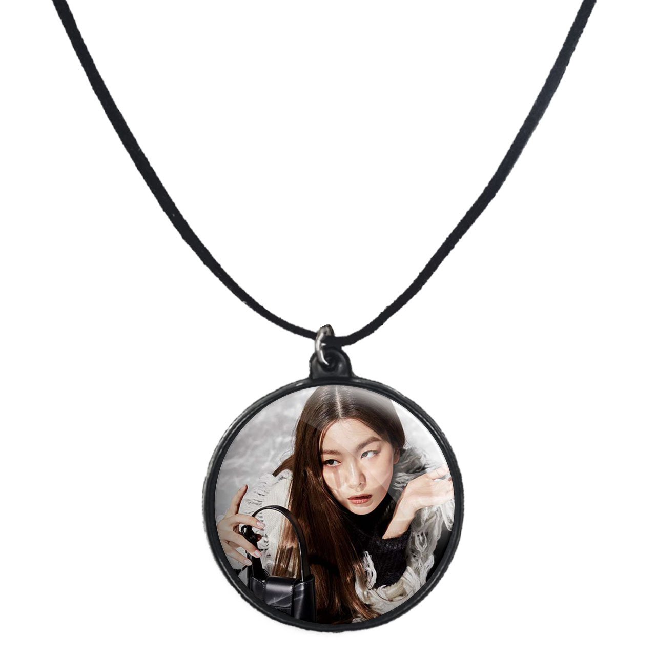 گردنبند پرمانه طرح red velvet کد pmb.12369 مدل دو طرفه