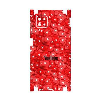 برچسب پوششی ماهوت مدل Youtube-FullSkin مناسب برای گوشی موبایل سامسونگ Galaxy A12 Nacho