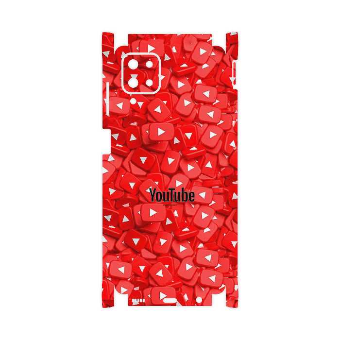برچسب پوششی ماهوت مدل Youtube-FullSkin مناسب برای گوشی موبایل سامسونگ Galaxy A12 Nacho