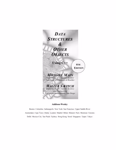خرید و دانلود نسخه کامل کتاب Data Structures and Other Objects Using C   (4th Edition)