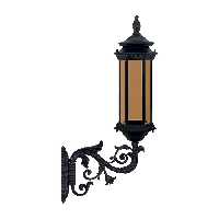 چراغ دیواری پارکی تکشیدفام مدل معبد سورنا کد 1404-16