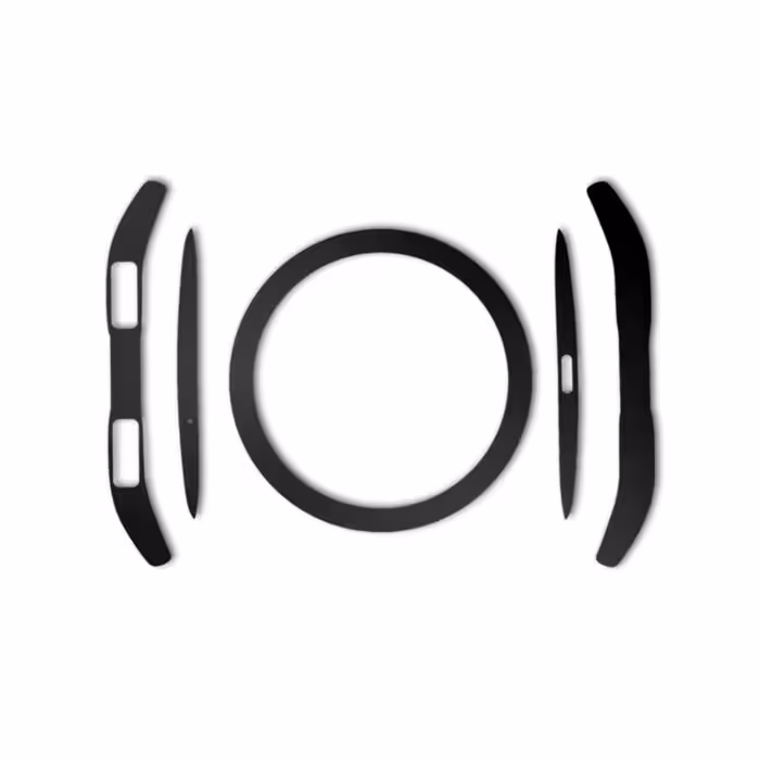 بسته 2 عددی برچسب ماهوت مدل Black-color-shades Special مناسب برای ساعت هوشمند Samsung Gear S3 Frontier