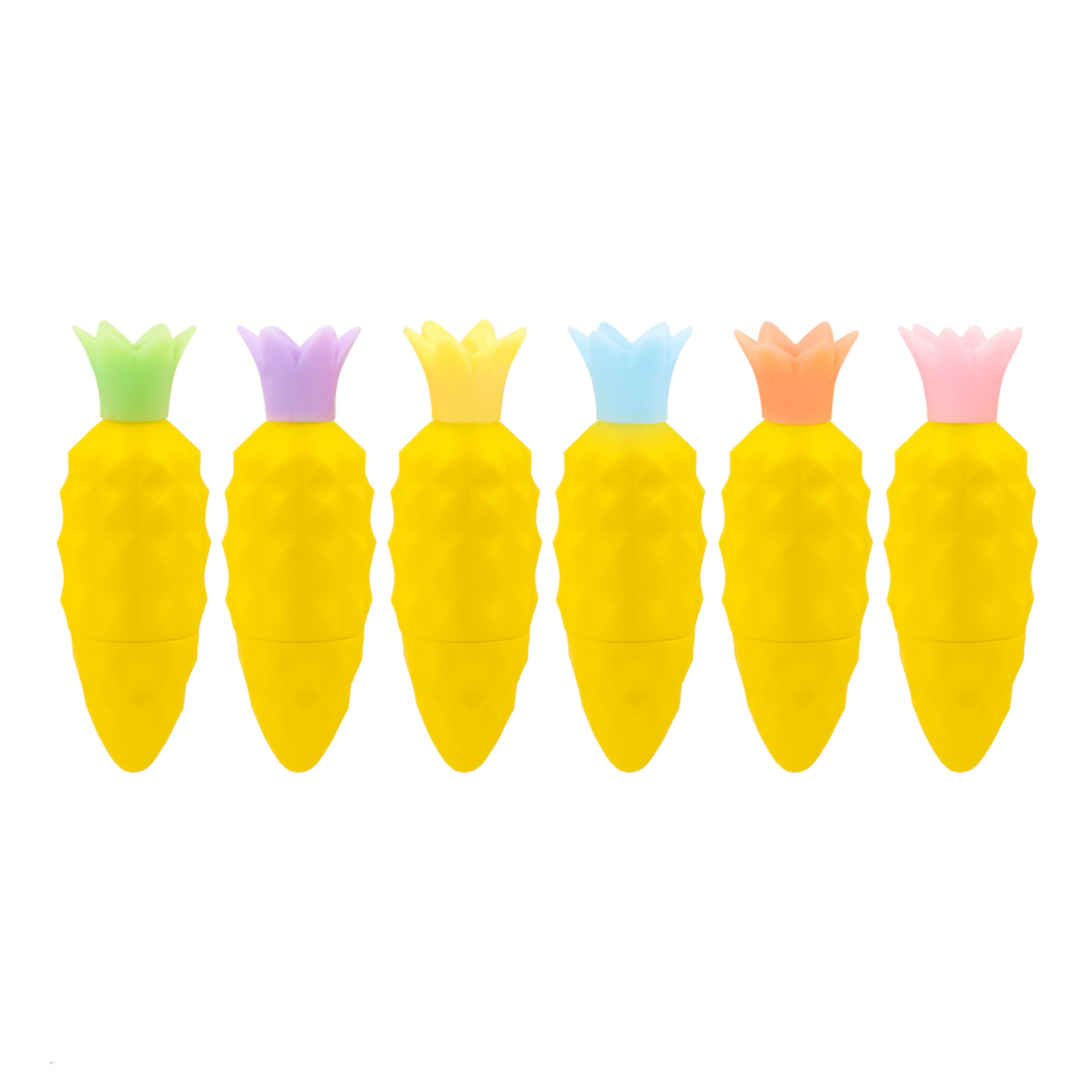 ماژیک علامت گذار مدل آناناس بسته 6 عددی