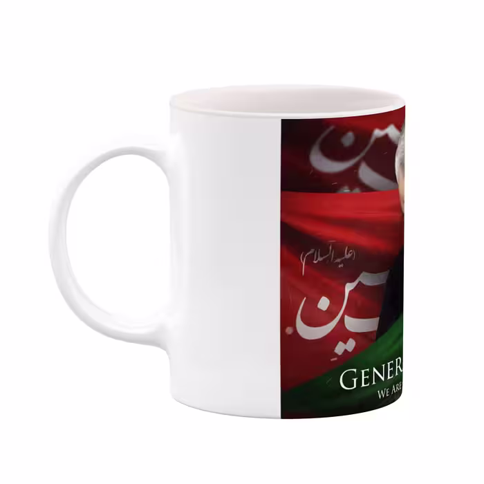 ماگ طرح سردار شهید حاج قاسم سلیمانی  مدل mgp11692