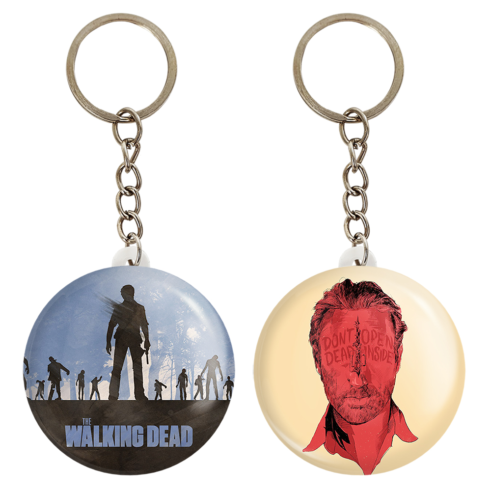 جاکلیدی خندالو مدل ریک گریمز سریال مردگان متحرک The Walking Dead کد 1018410189 مجموعه 2 عددی