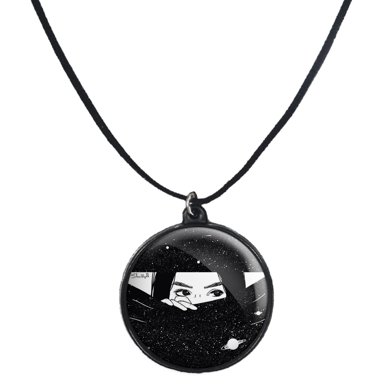 گردنبند پرمانه طرح دختر خاص کد pmb.202 