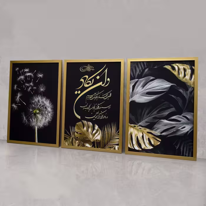 تابلو مدل دکوراتیو کد 3053 مجموعه 3 عددی