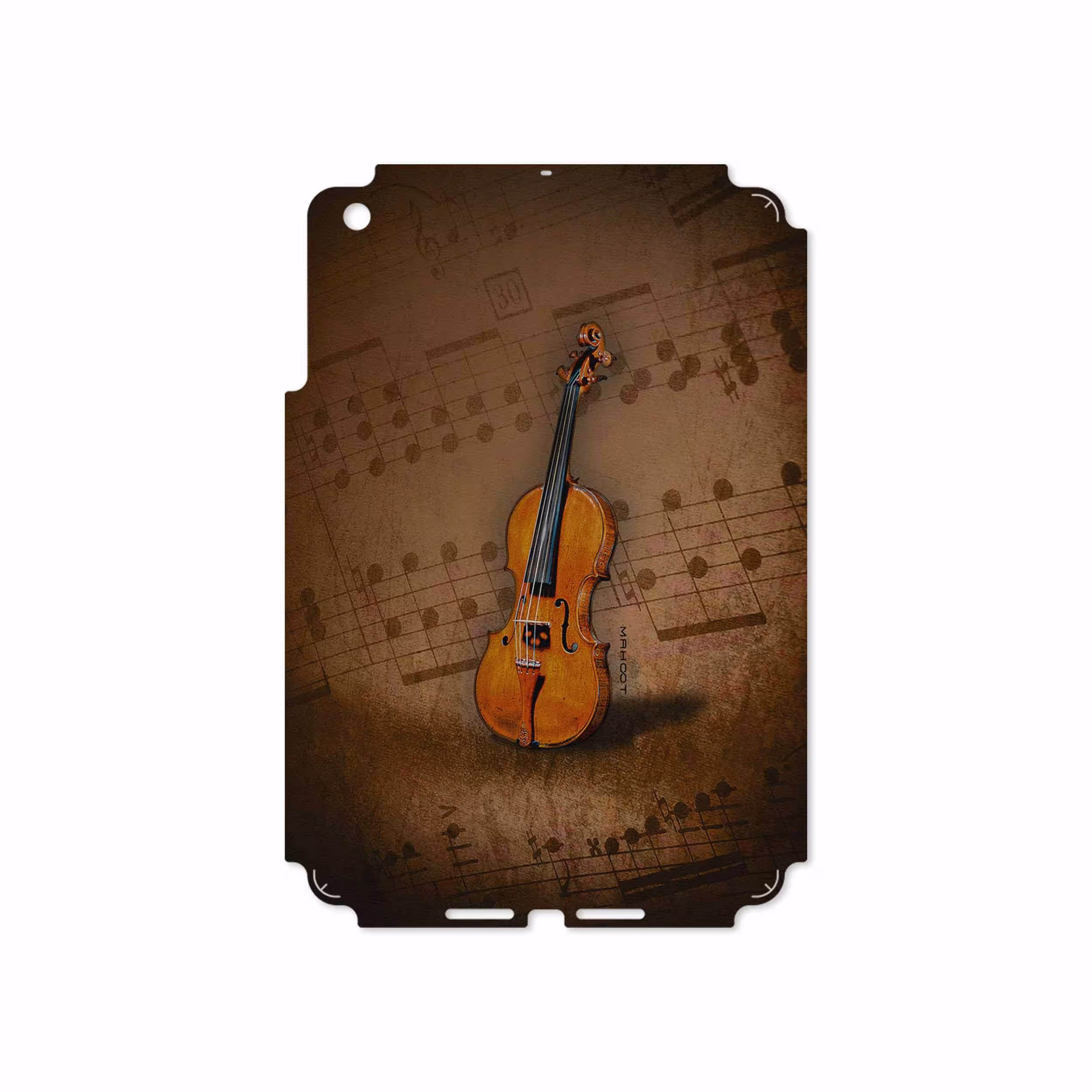 برچسب پوششی ماهوت مدل Violin-Instrument مناسب برای تبلت اپل iPad mini 2012 A1432
