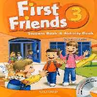 American First Friends 3 SB QR  امریکن فرست فرندز 3 (وزیری) (کتاب دانش اموز   کتاب کار QR)