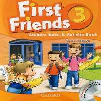 American First Friends 3 SB QR  امریکن فرست فرندز 3 (وزیری) (کتاب دانش اموز   کتاب کار QR)