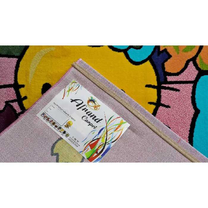 فرش ماشینی افرند طرح کودک مدل کیتی کد 111