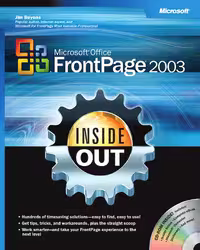 خرید و دانلود نسخه کامل کتاب Microsoft Office FrontPage 2003 inside out