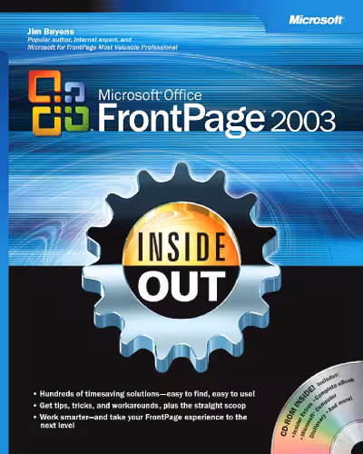 خرید و دانلود نسخه کامل کتاب Microsoft Office FrontPage 2003 inside out