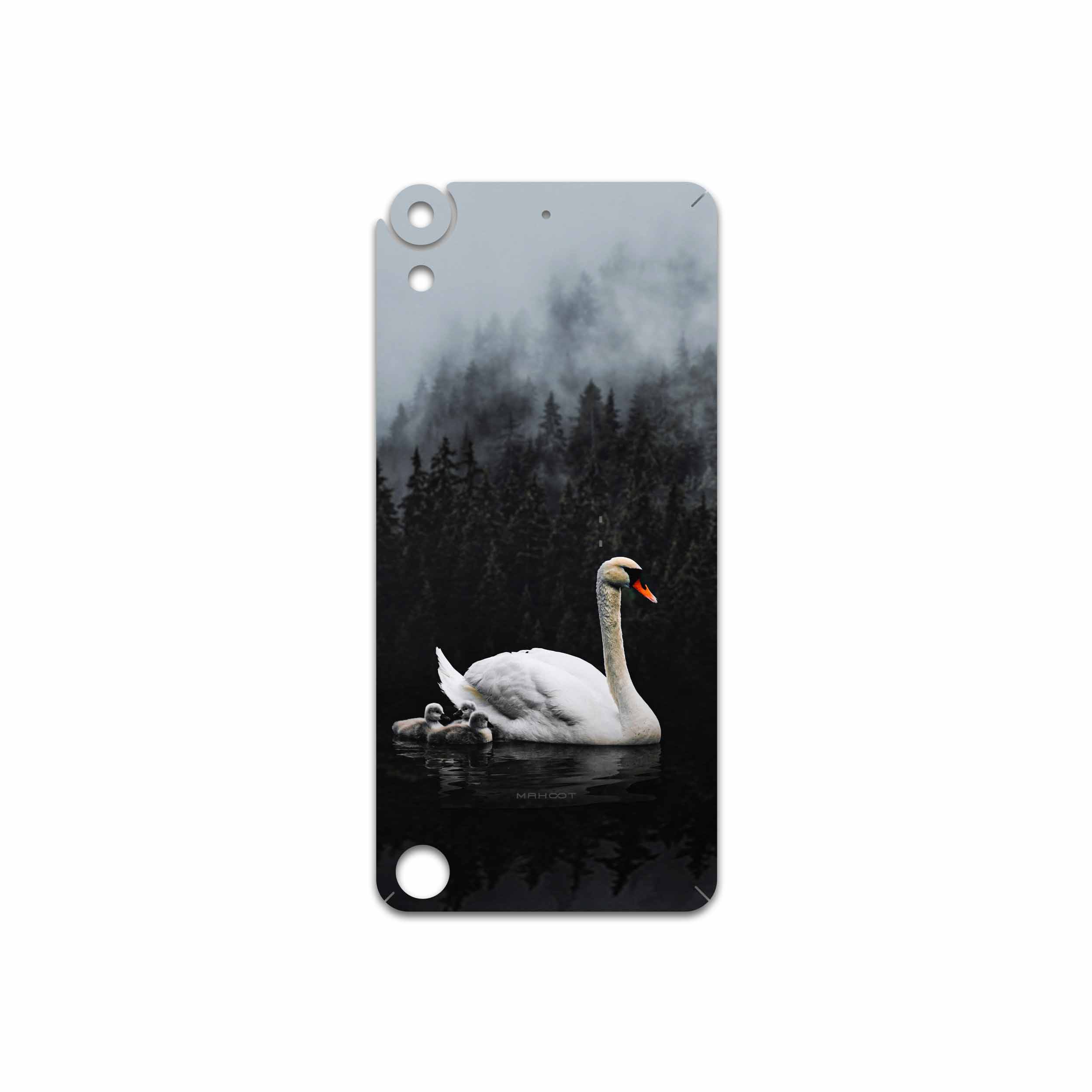 برچسب پوششی ماهوت مدل Swan Lake مناسب برای گوشی موبایل اچ تی سی Desire 530
