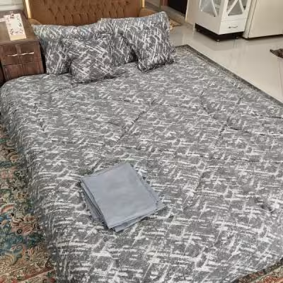 سرویس روتختی دو نفره مخمل 8 تکه - کد a3