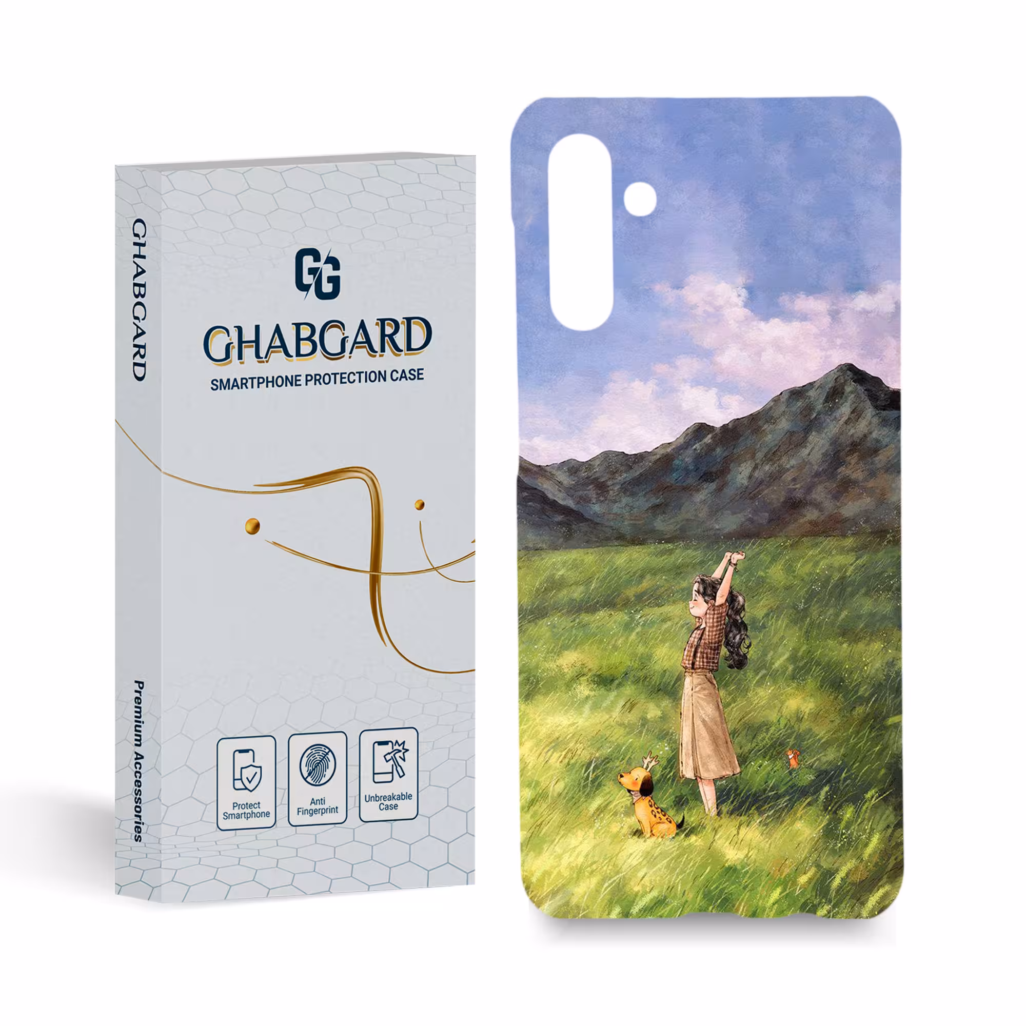 کاور قاب گارد مدل دخترانه زنانه مناسب برای گوشی موبایل سامسونگ  galaxy A04s