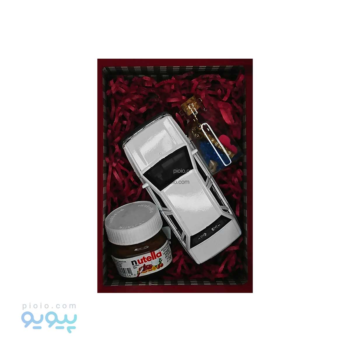 باکس ولنتاین با ماکت ماشین پراید