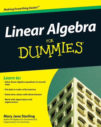 خرید و دانلود نسخه کامل کتاب Linear Algebra For Dummies
