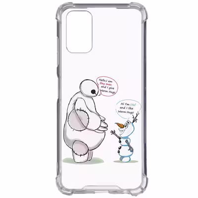 کاور طرح Olaf &amp; Big Hero مناسب برای گوشی موبایل سامسونگ Galaxy A23