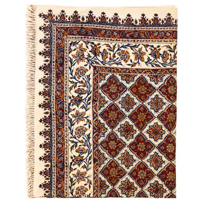 روميزي قلمكار عطريان طرح خشتي مدل G280